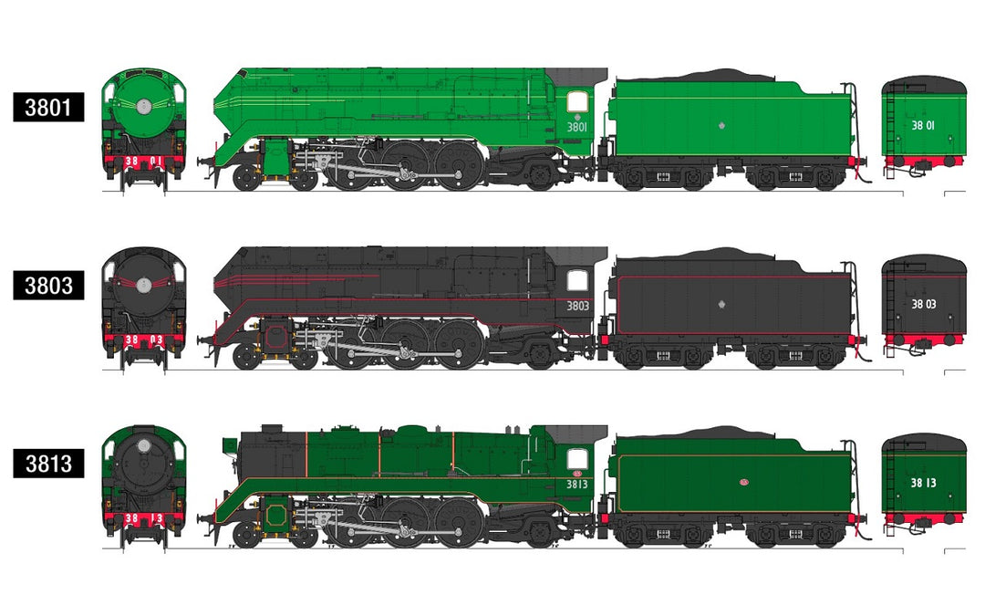 New South Wales Government Railways C38 Class 4-6-2