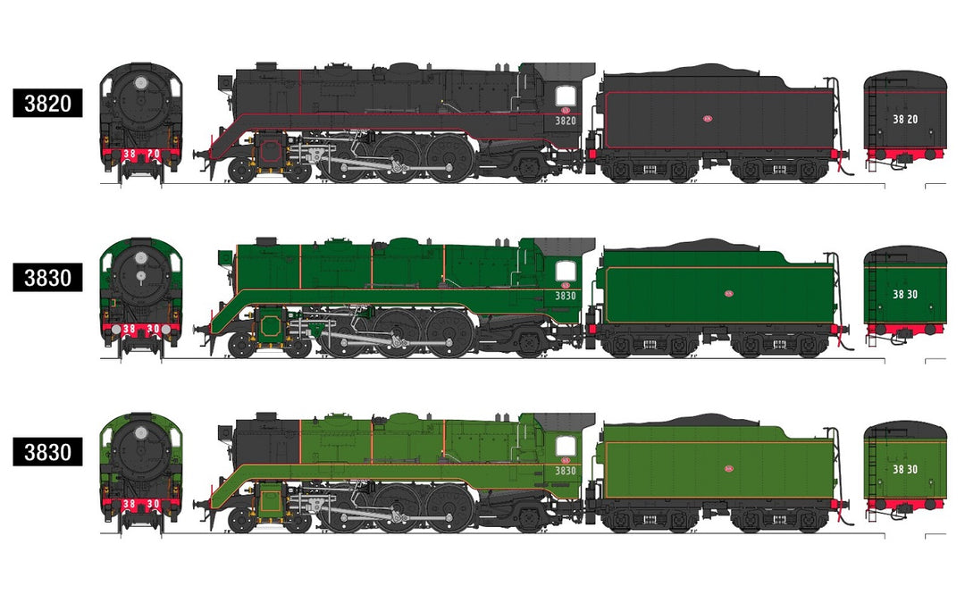 New South Wales Government Railways C38 Class 4-6-2