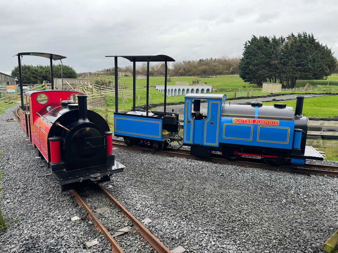Commercial Railway "Heads of Ayre" farm park Scotland