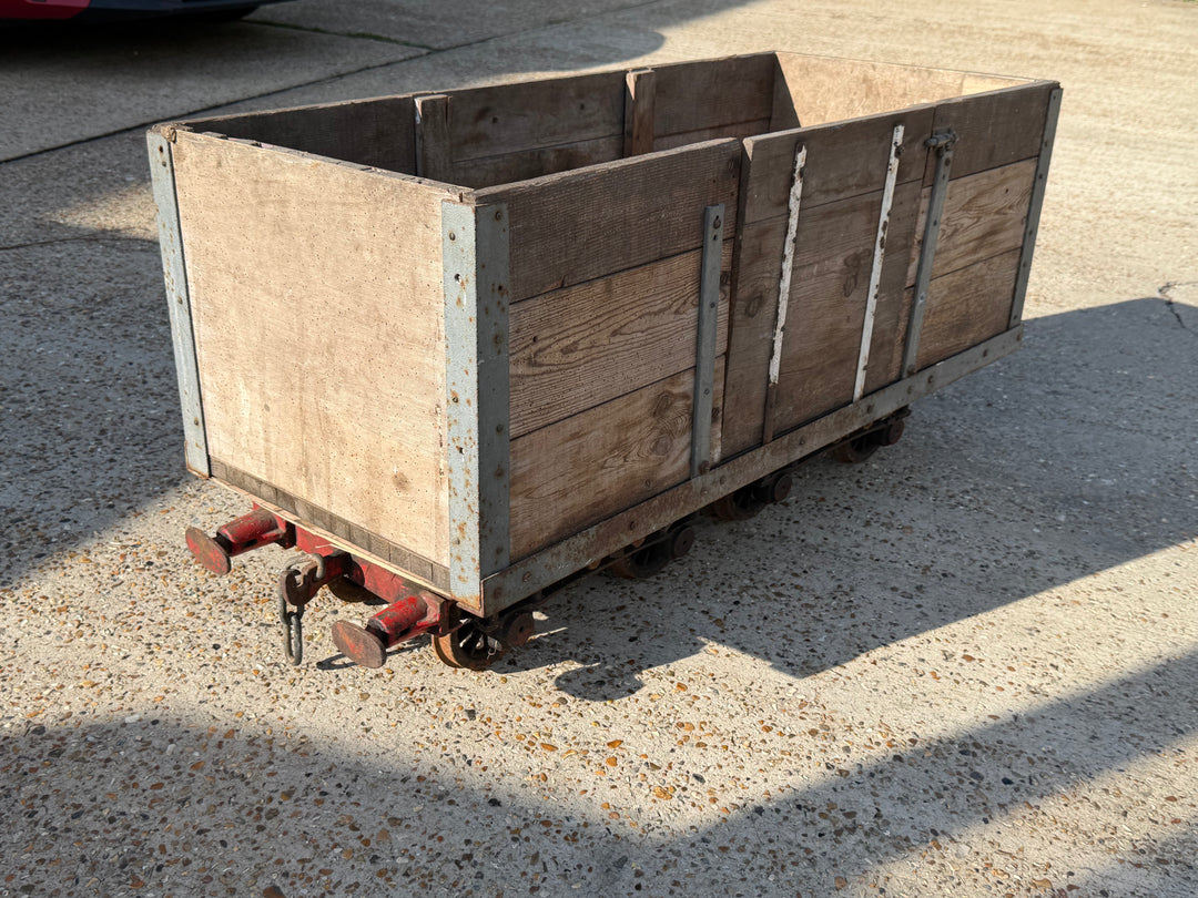 7 1/4" Inch gauge twin bogie wagon