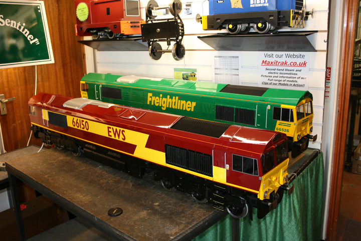 Maxitrak 5" Class 66-59 battery electric locomotive