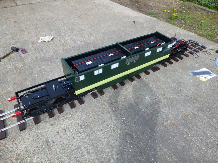 Maxitrak 7 1/4" Gauge Class 55 Deltic battery electric locomotive