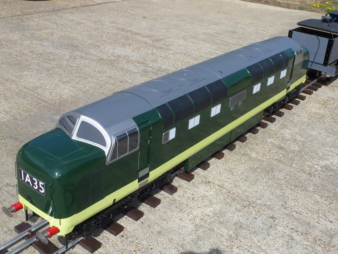 Maxitrak 7 1/4" Gauge Class 55 Deltic battery electric locomotive