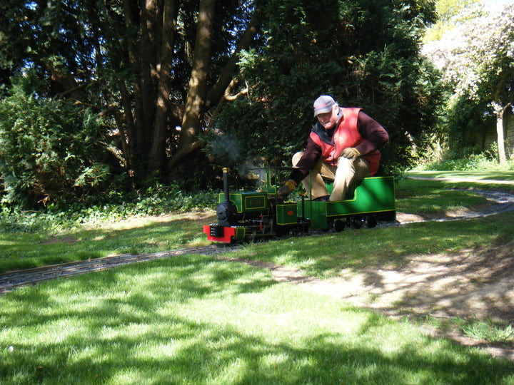 Maxitrak 5" &amp; 7 1/4" Pearl Live Steam Locomotive