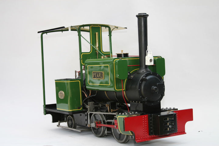 Maxitrak 5" &amp; 7 1/4" Pearl Live Steam Locomotive