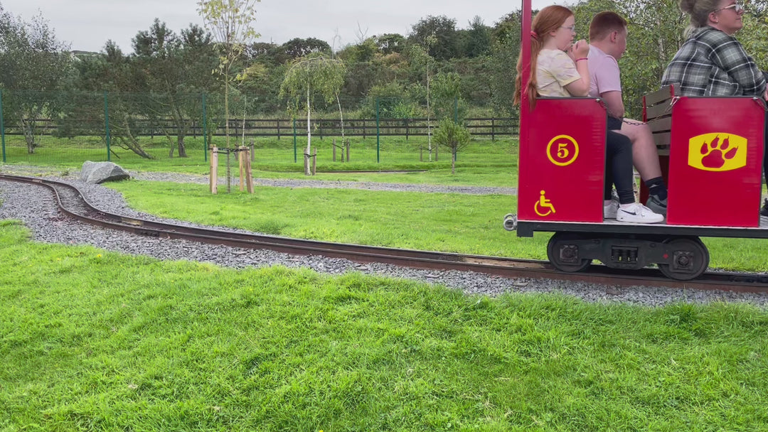 Commercial Railway "Heads of Ayre" farm park Scotland