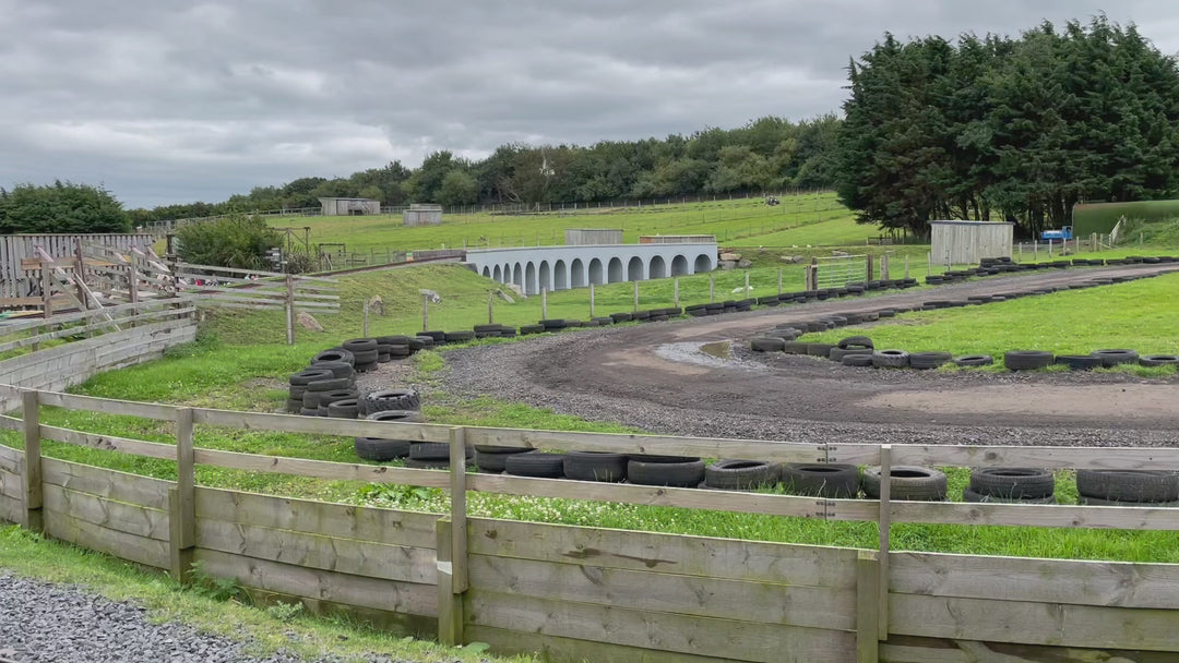 Commercial Railway "Heads of Ayre" farm park Scotland