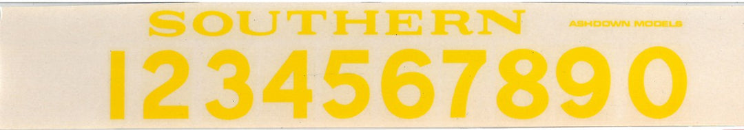 Southern Letters & Numbers