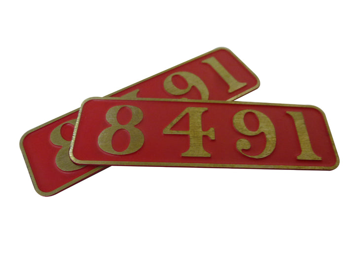 Pre-made Locomotive Number Plate - 8491