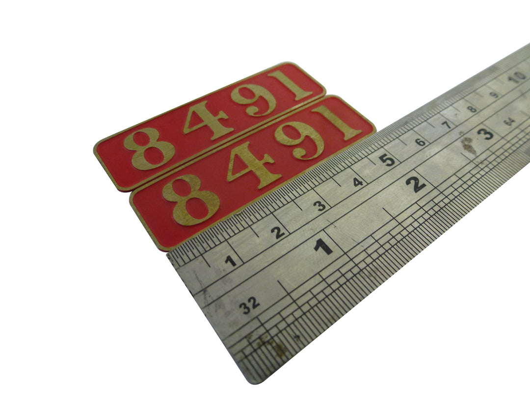 Pre-made Locomotive Number Plate - 8491