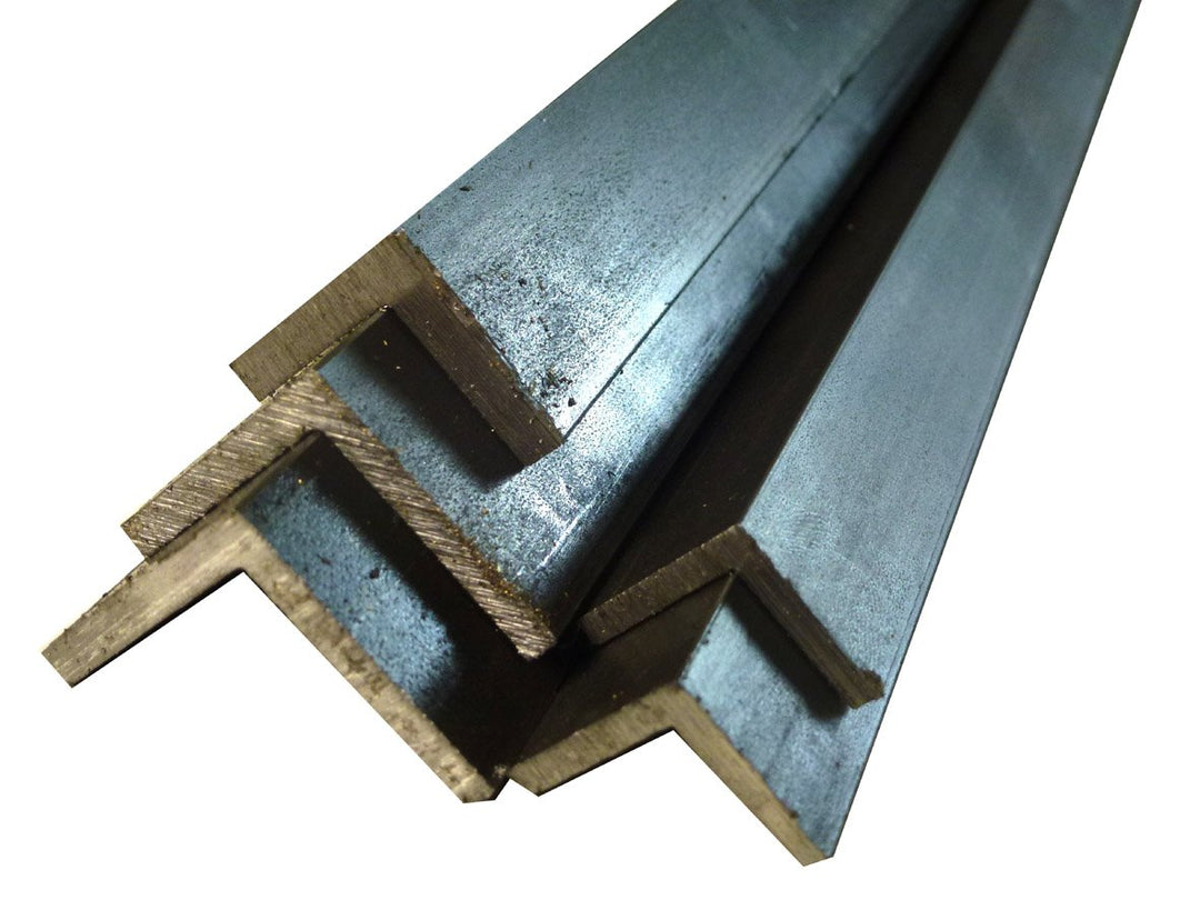 bright mild steel angle in various sizes