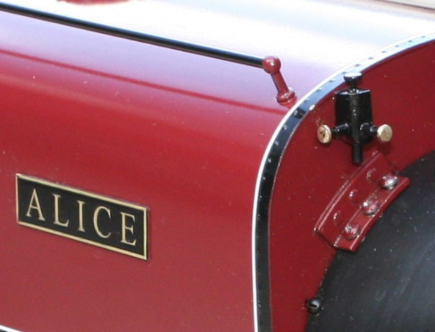 Photo etched Nameplate Small Railway