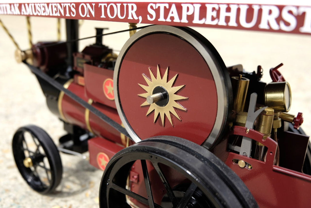 ALLCHIN 3/4" Scale Showman maroon flywheel