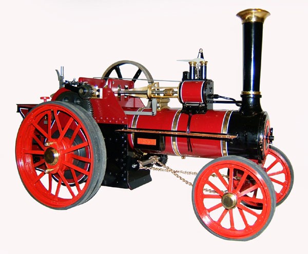 Traction Engine Steam Burrell 1" Scale drawings set on paper