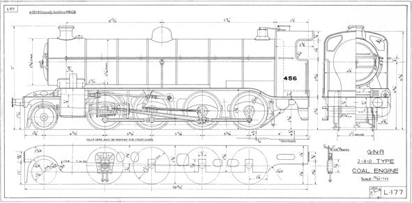 2 1/2" Gauge Great Northern 2-8-0, O2 Class