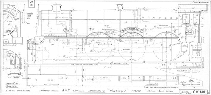 7 1/4" Gauge GWR King Class 4-6-0