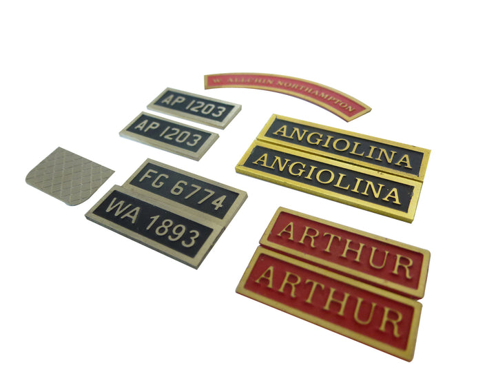Custom Nameplate - Small Road (3/4" or 1" Scale)