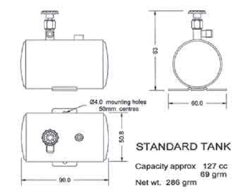 Refillable Gas Tank - Standard