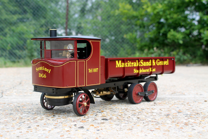 Sentinel  DG6 3/4" Scale Steam Lorry maroon